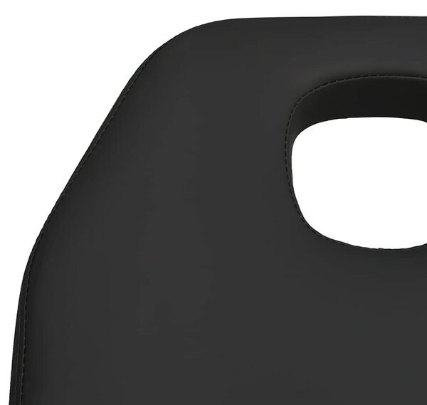 Masážní stůl černý 180 x 62 x (86,5–118) cm 110262