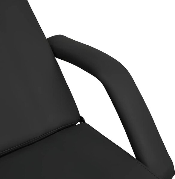 Masážní stůl černý 180 x 62 x (86,5–118) cm 110262