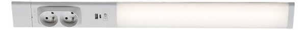 RABALUX 78042 Bilal E svítidlo pod kuchynskú linku so zásuvkou š600mm LED 18W/1750lm 4000K matná bílá