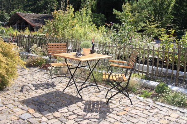ZAHRADNÍ SESTAVA kov, dřevo Gardenson - Online Only zahradní nábytek, Online Only