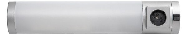 RABALUX 78038 Soft 2E svítidlo pod kuchynskú linku so zásuvkou š450mm LED 5W/260lm 4000K stříbrná, bílá
