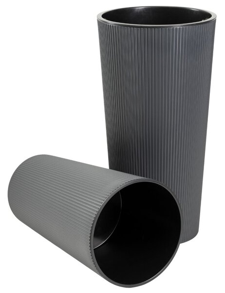PLASTOVÝ KVĚTINÁČ URBANIKA ECO 75X41 CM ANTRACITOVÁ