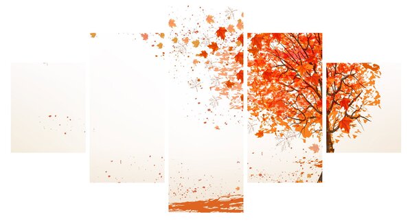 Obraz - Strom ve větru (125x70 cm)