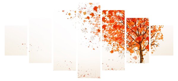 Obraz - Strom ve větru (210x100 cm)
