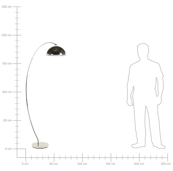 Stojací lampa KAMA Kov Zlatá