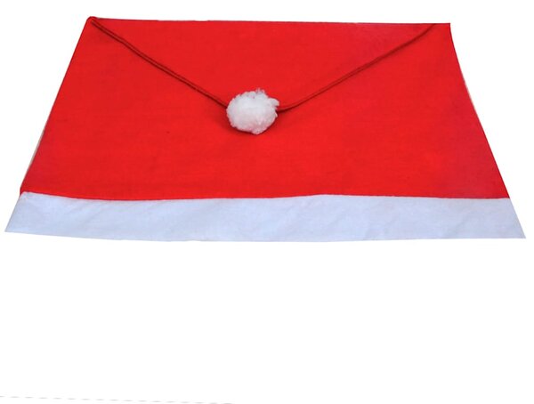 Potahy na opěradla židle 6 ks čepice Santa Clause 131012