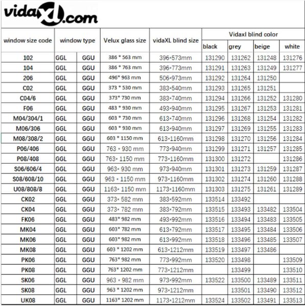 Zatemňovací roleta bílá 102 GGL a GGU 131276