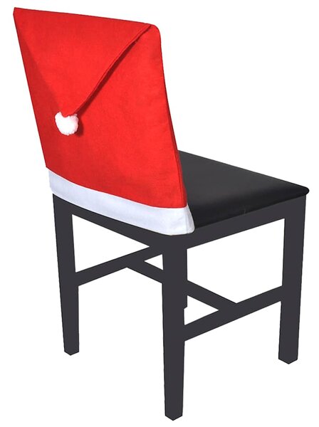 Potahy na opěradla židle 6 ks čepice Santa Clause 131012