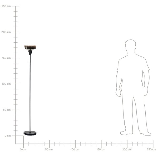Stojací lampa TALPARO Kov Stříbrná