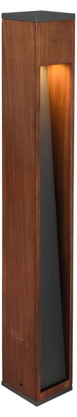 TRIO 409660130 CANNING venkovní sloupek v800mm 1xGU10 IP44 antracit, dřevo