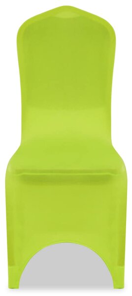 Strečové potahy na židle 6 ks zelené 131414