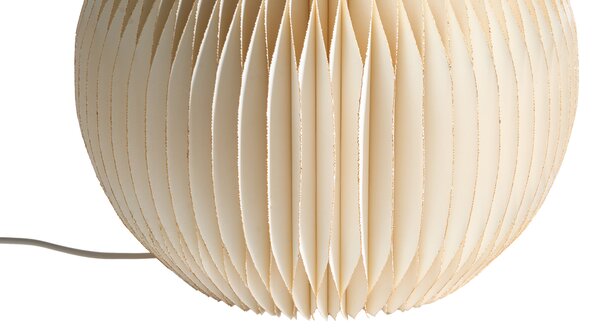 Vánoční dekorace Stolní lampa BANGA Sněhulák 51 cm Béžová