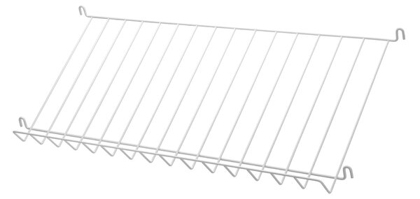 STRING Drátěná police na časopisy Wire Shelf 78 x 30, White