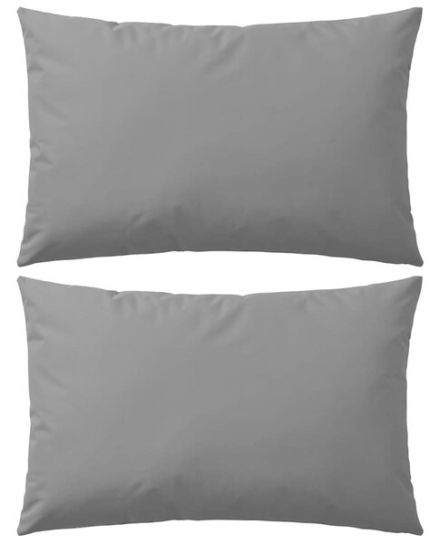 Venkovní polštářky 2 ks 60x40 cm šedé 132304