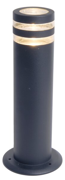 LUTEC Venkovní stojací sloupek FOCUS, 1xGU10, 35W, 40cm, šedý 7204803118