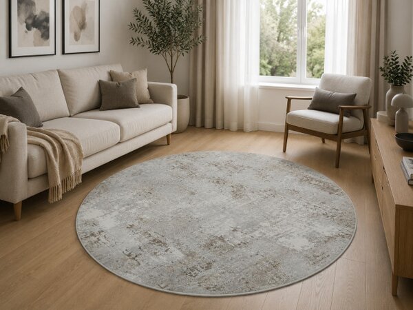 Protiskluzový koberec VENEZIA PRINT 240574W-1 kruh