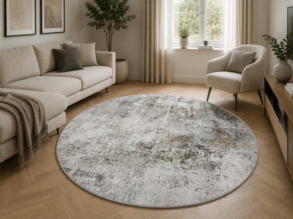 Protiskluzový koberec VENEZIA PRINT 240574W-6 kruh