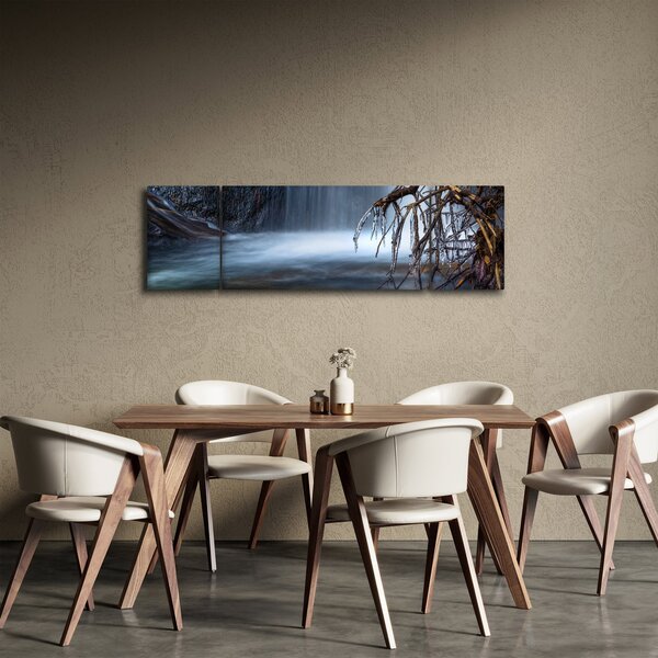 Obraz zimní laguny (170x50 cm)