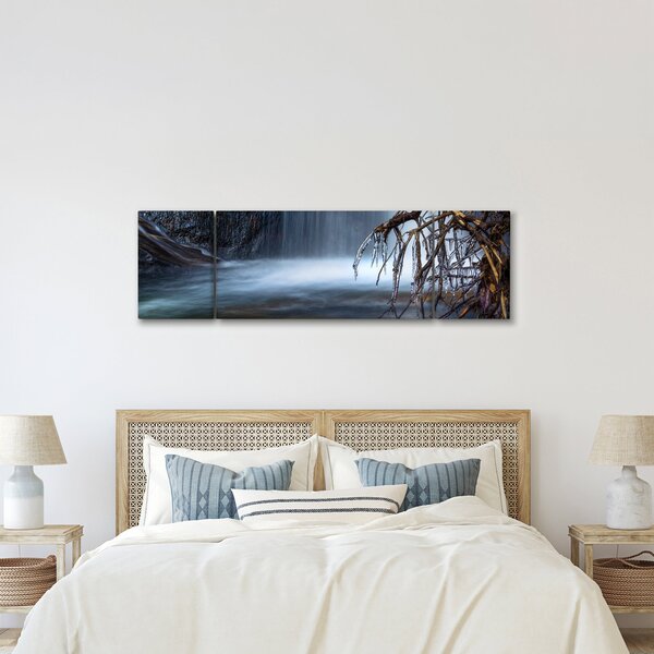 Obraz zimní laguny (170x50 cm)