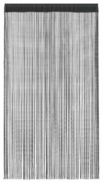 Provázkové záclony, 2 ks, 100x250 cm, černá 132400