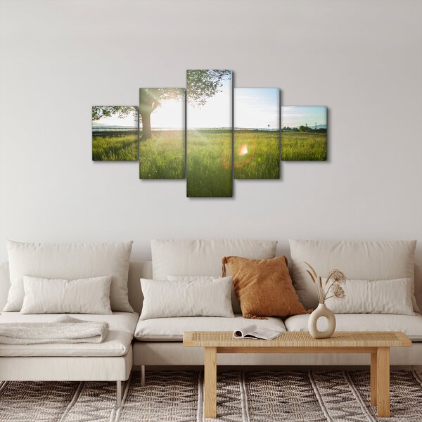Obraz stromu v poli (125x70 cm)