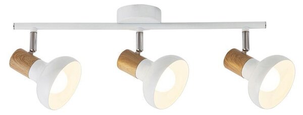 RABALUX 5945 Holly spot E14 3x40W bílá, imitace dřeva