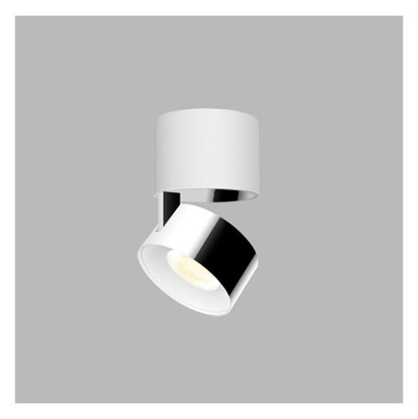 LED2 11508315 KLIP ON stropní bodové nastavitelné sklopné svítidlo 11W / 770lm 3000K bílá / chrom