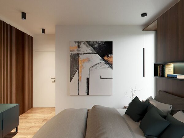 LED2 1150633 TUBUS C stropní bodové povrchové svítidlo 84,5mm 9W / 550Lm 3000K černá