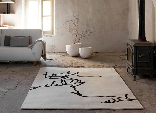 Nanimarquina Koberec Dibujo tinta 1957, 178x240 cm, kolekce Chillida
