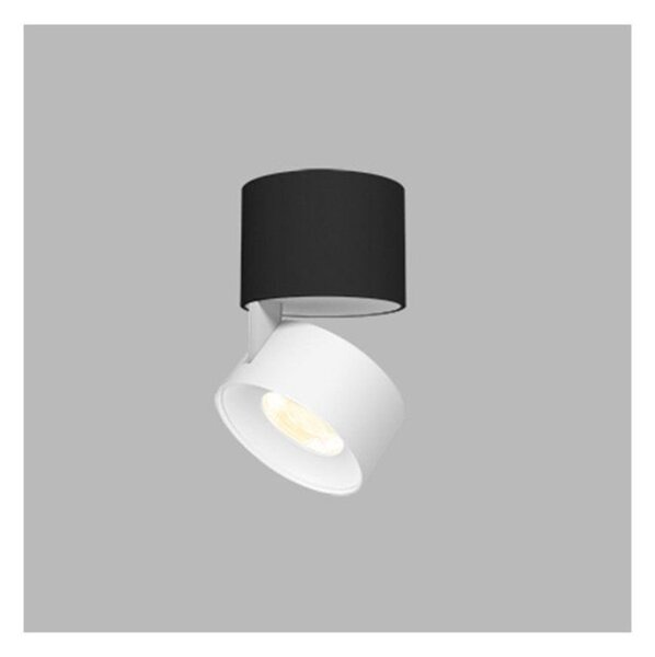 LED2 11508331 KLIP ON stropní bodové nastavitelné sklopné svítidlo 11W / 770lm 3000K černá / bílá