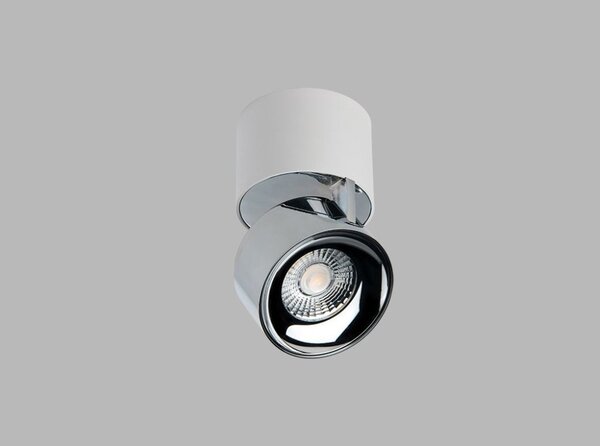 LED2 11508315 KLIP ON stropní bodové nastavitelné sklopné svítidlo 11W / 770lm 3000K bílá / chrom