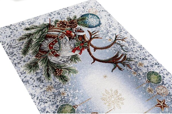 Gobelínový běhoun na stůl 45x140 cm Christmas time Barva Vícebarevná Rozměry 45x140 cm