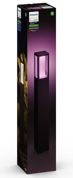 Philips HUE 17432/30 / P7 Impress venkovní zahradní sloupek 8W = 1200lm LED IP44 2200-6500K RGB