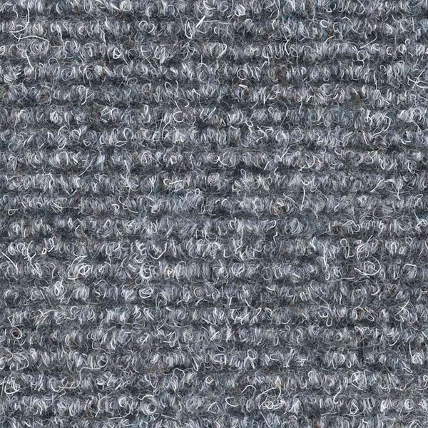 Schodové rohože samolepicí 15 ks 56 x 17 x 3 cm světle šedé půlkulaté 132693