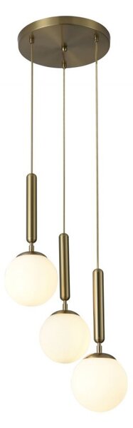 Rabalux 5353 Divina závěsné svítidlo 370mm 3xE14 3x9W IP20 zlatá
