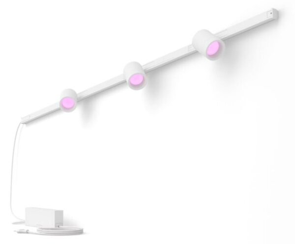 8719514407862 Philips Hue White and Color Ambiance Perifo LED nástěnné svítidlo bodové - souprava 15,6W/3x490lm 2000-6500K+RGB bílé