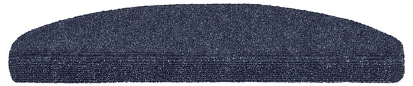 Schodové rohože samolepicí 15 ks 65 x 21 x 4 cm modré, půlkulaté, velké 132701