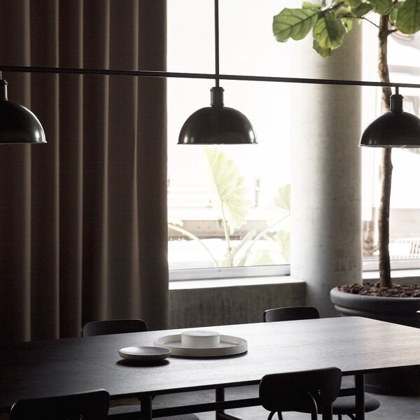 AUDO COPENHAGEN Jídelní stůl Snaregade Rectangular, Black Oak