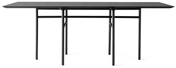 AUDO COPENHAGEN Jídelní stůl Snaregade Rectangular, Black Oak