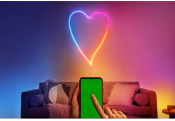 Philips Wiz Colors 8720169072510 neon flex strip LED pás 3000mm LED 24W/150lm 2700-5000K+RGB bílá Type-C