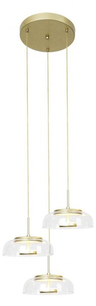 Rabalux 5393 Lorrell závěsné LED svítidlo 300mm 24W / 2000lm 3000K IP20 zlatá