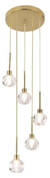 Rabalux 5396 Kassia závěsné svítidlo 300mm 5xG9 5x5W IP20 zlatá