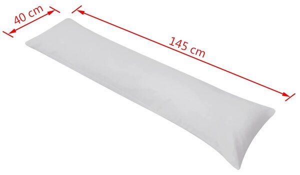 Polštář pro spaní na boku, 40 x 145 cm, šedý 132971