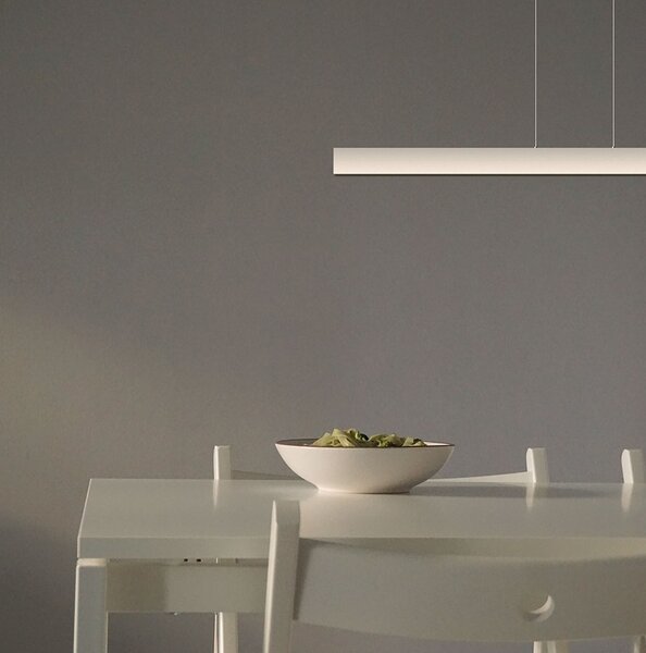 Mantra 7540 Hanok, lineární bílé závěsné svítidlo LED 38W 3000K 50°, délka 120cm