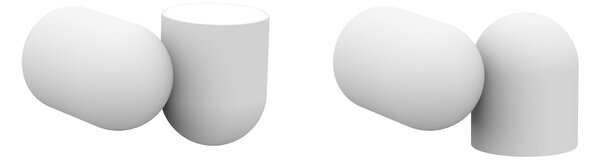 Mantra 7294 Ios, nástěnné/stropní svítidlo 1xGU10, bílá, průměr 6cm