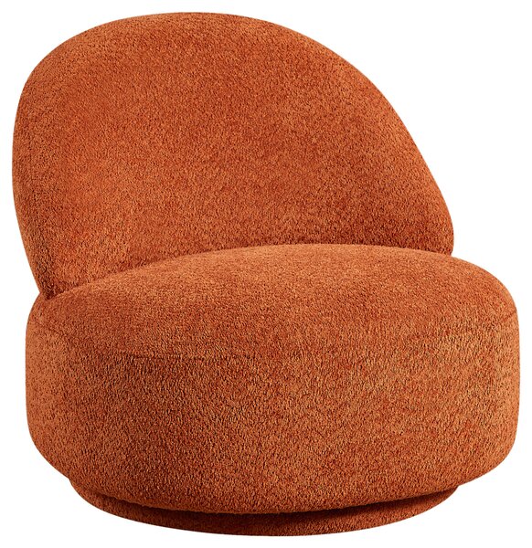 KŘESLO, dřevo, textil, rezavá Carryhome - Křesla klasická