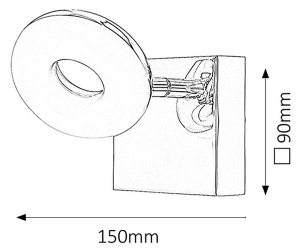 Rabalux 5716 Beata LED Nástěnné koupelnové svítidlo 5W=465lm 4000K IP44