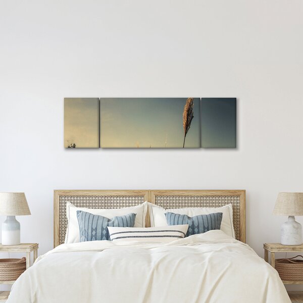 Obraz s trávou (170x50 cm)