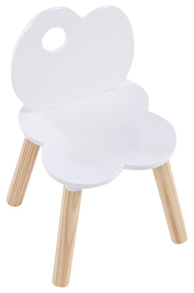Dětský stůl se židlí CLOUDY Bílá