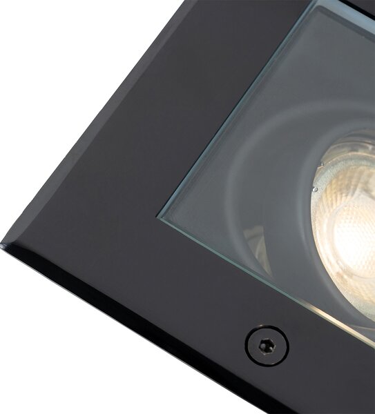 Moderní zahradní bodové světlo černé nastavitelné IP65 - Oneon